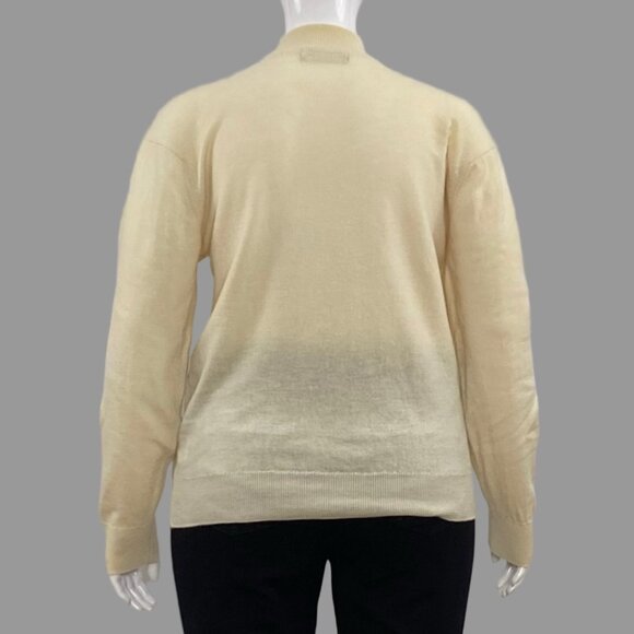 100% wool Windsor House mock neck sweater - Picture 3 of 7